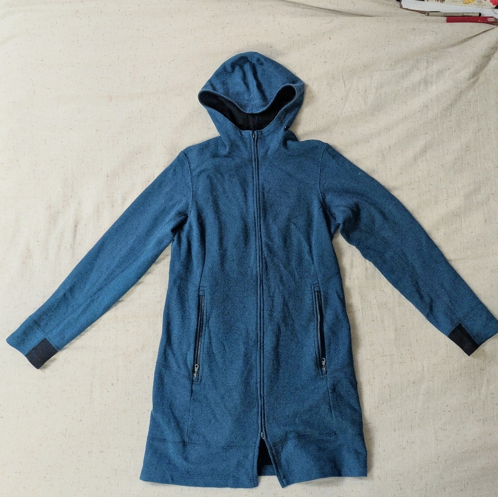 Ibex hooded jacket, sweater - Medium - Blue